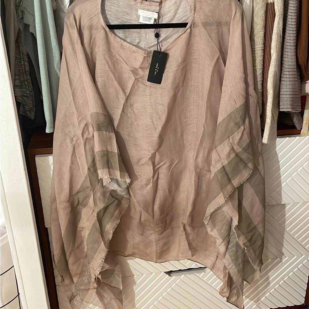 NWT Rag & Bone Hera Beach Wrap in Light Sand - Picture 4 of 4